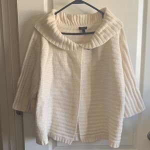Talbots Cream Cowl Neck Sweater